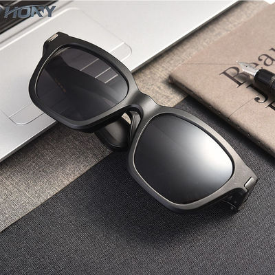 Smart Switch Hidden Audio Eyewear Lensa Berwarna Kacamata Bluetooth Anti-UV