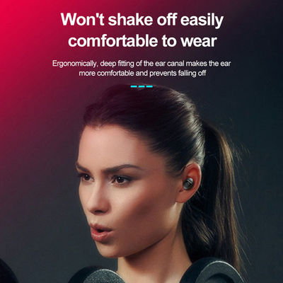 Earbud Nirkabel TWS Stereo In-Ear Bluetooth 5.0 Headphone Tahan Air