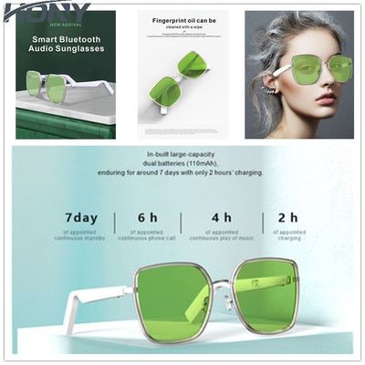 Wireless Bluetooth Green Music 1506 Speaker Smart Eyewear Untuk Bepergian