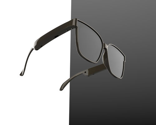 TR90 Frames Alto Bluetooth Audio Sunglasses Buka Telinga Untuk Busana Bisnis